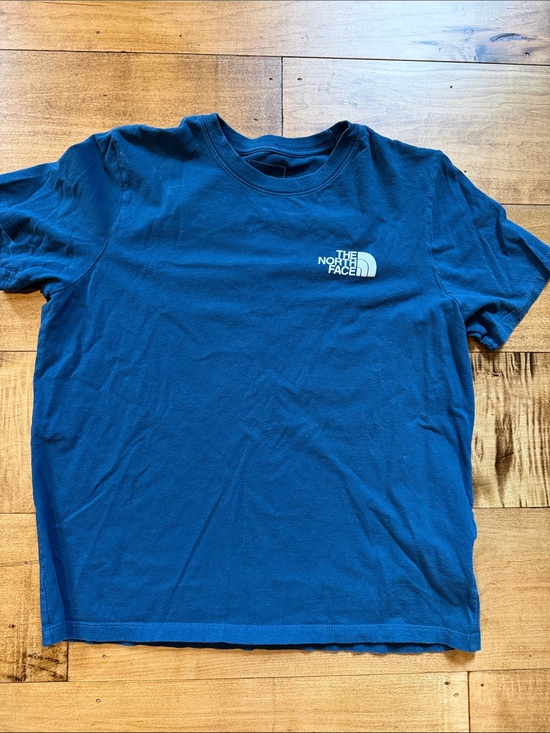 The North Face Tops - The North Face Men's Navy Blue Logo Crew Tee